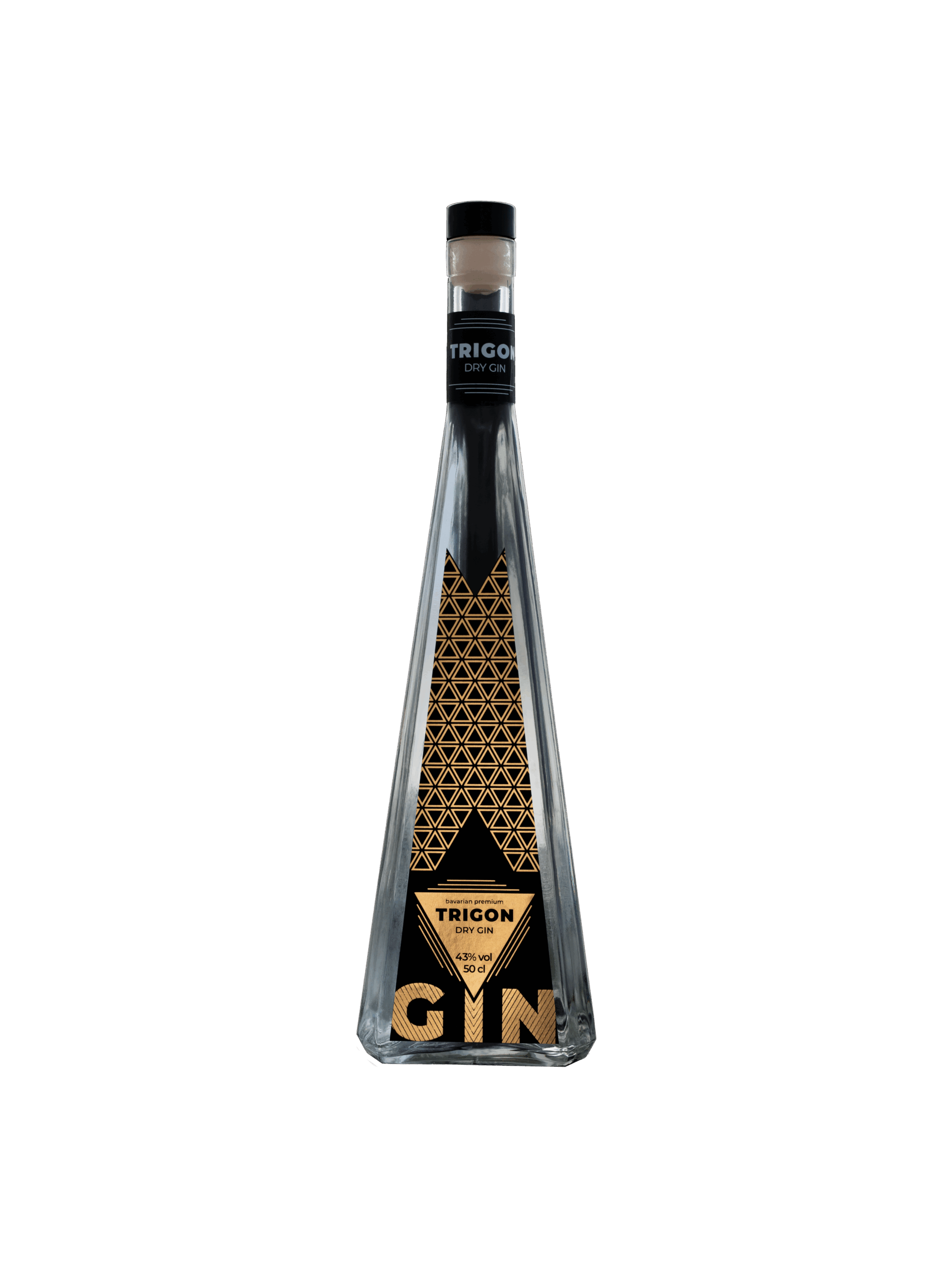 TRIGON Dry Gin 500ml -BLACK EDITION-