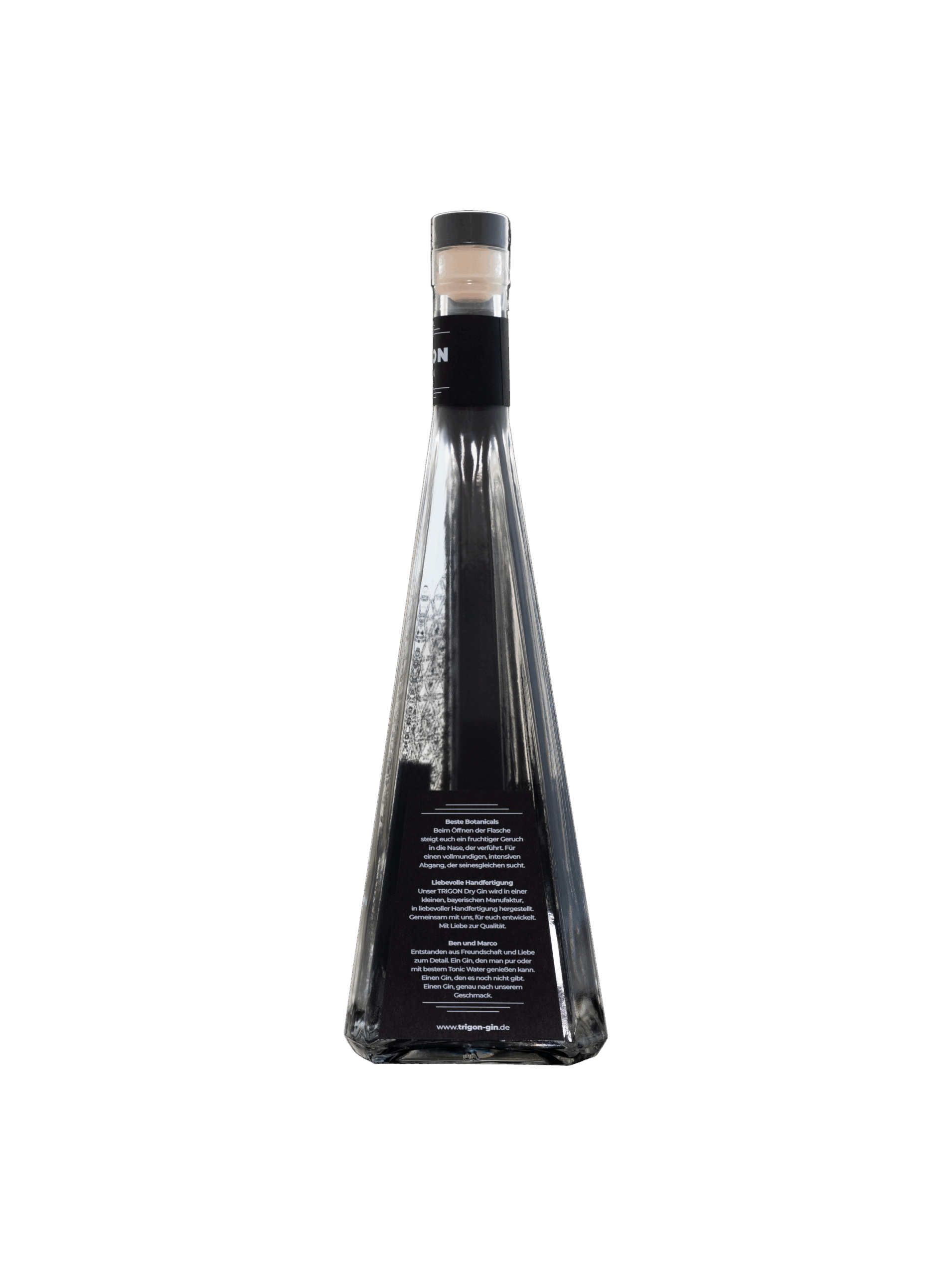 TRIGON Dry Gin 500ml -BLACK EDITION- – Bild 3